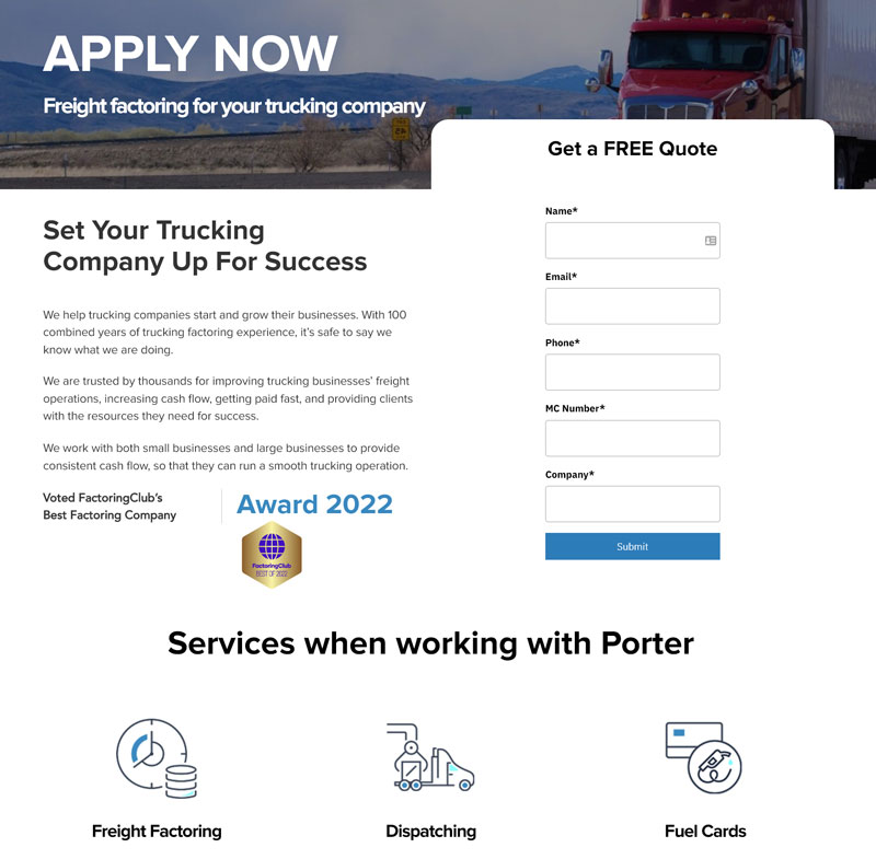 Porter factoring company